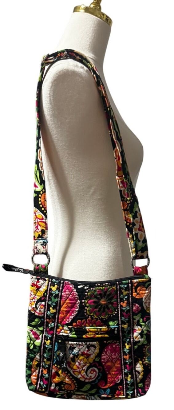 Vera Bradley x Disney Parks Midnight Mickey Hipster Crossbody Quilted Cotton